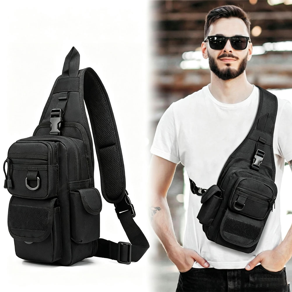 Edc Concealed Carry Sling Bag - Tactical Pistol Bag Gun Bag Concealed