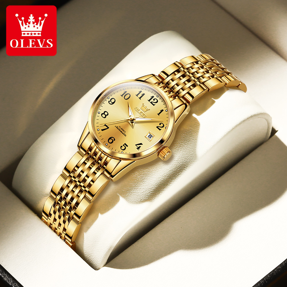 Watch Winder Compact - OLEVS 6666 Woman Watch Fashion Simple