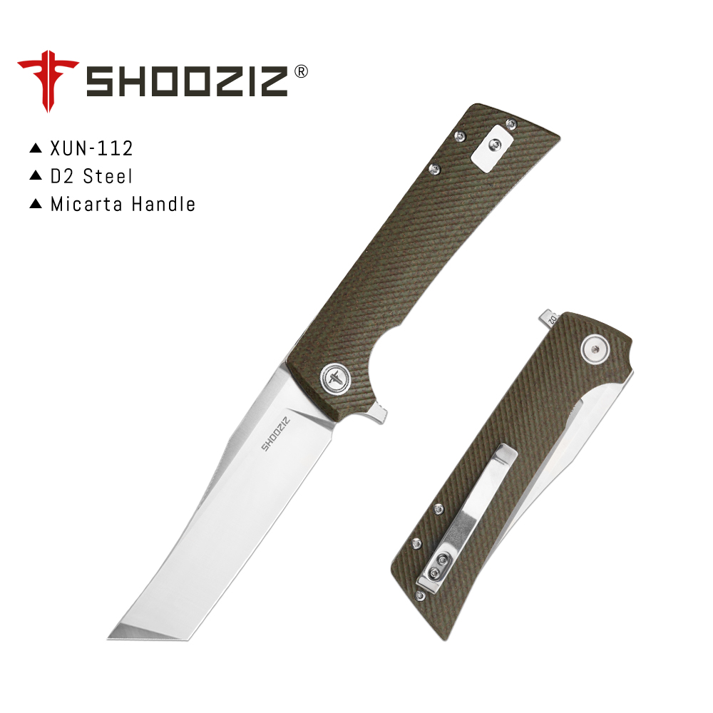 Shooziz XUN112 EDC Folding Kni - Edc Carry Clip ulasan dan harga