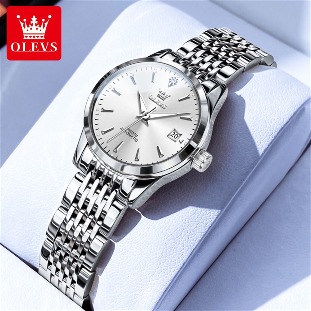 OLEVS 6635 Women's Mechanical  - Watch Winder Compact ulasan dan harga