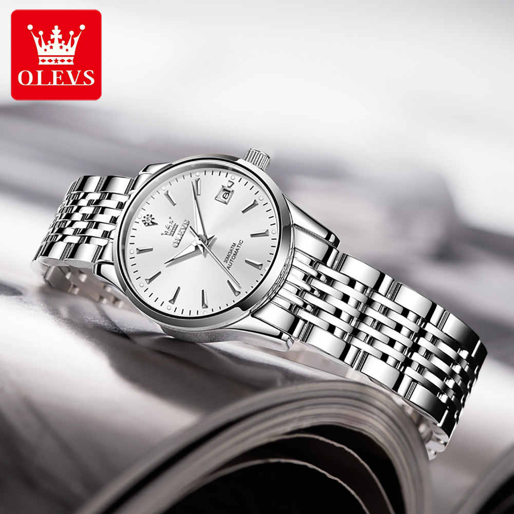 OLEVS 6635 Women's Mechanical  - Watch Winder Compact ulasan dan harga