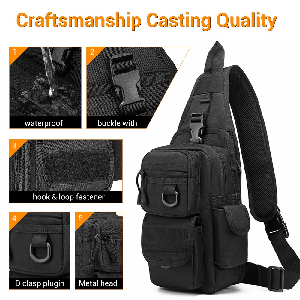 Tactical Pistol Bag Gun Bag Co - Edc Concealed Carry Sling Bag ulasan dan harga