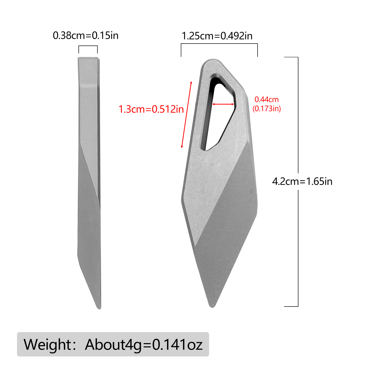 Portable Titanium Alloy 2Pcs E - Edc Daily Carry ulasan dan harga