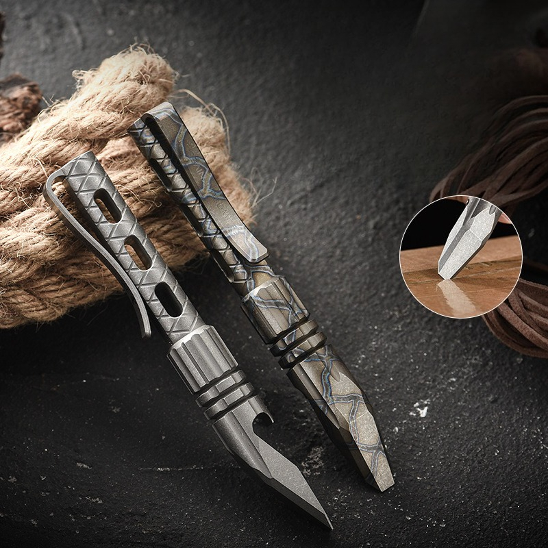 Outdoor Portable Self-defense  - Titanium Pry Bar ulasan dan harga