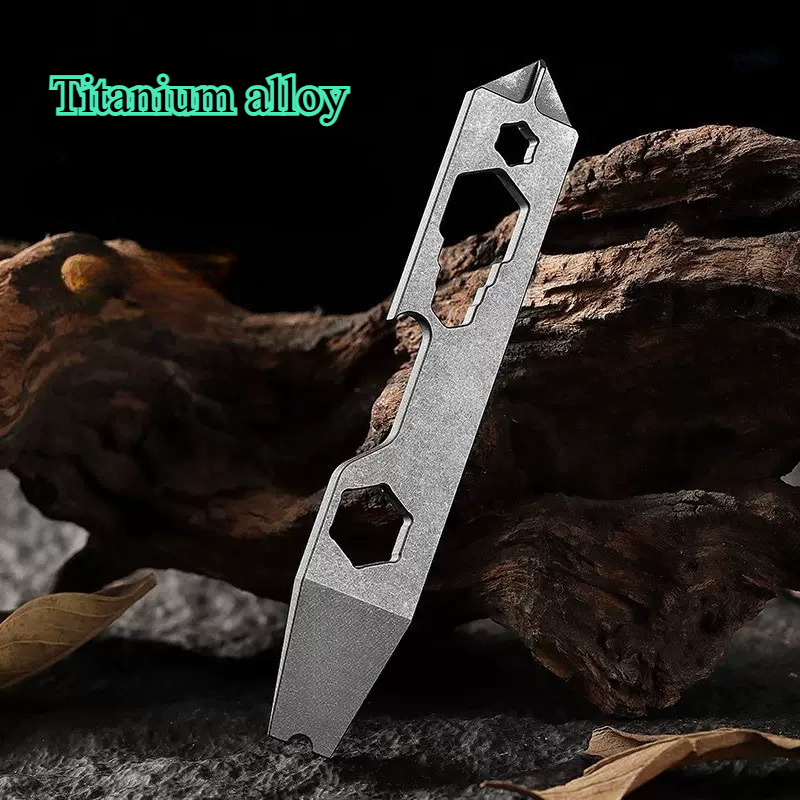 Titanium Alloy Mini Outdoor Mu - Titanium Pry Bar ulasan dan harga