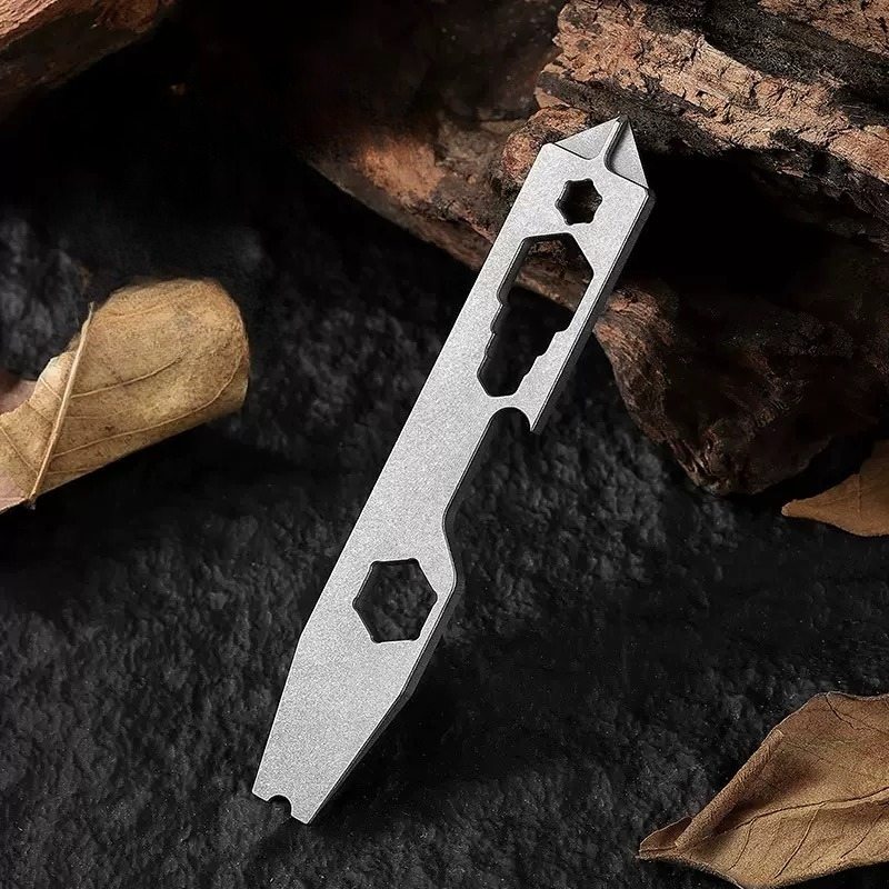 Titanium Alloy Mini Outdoor Mu - Titanium Pry Bar ulasan dan harga
