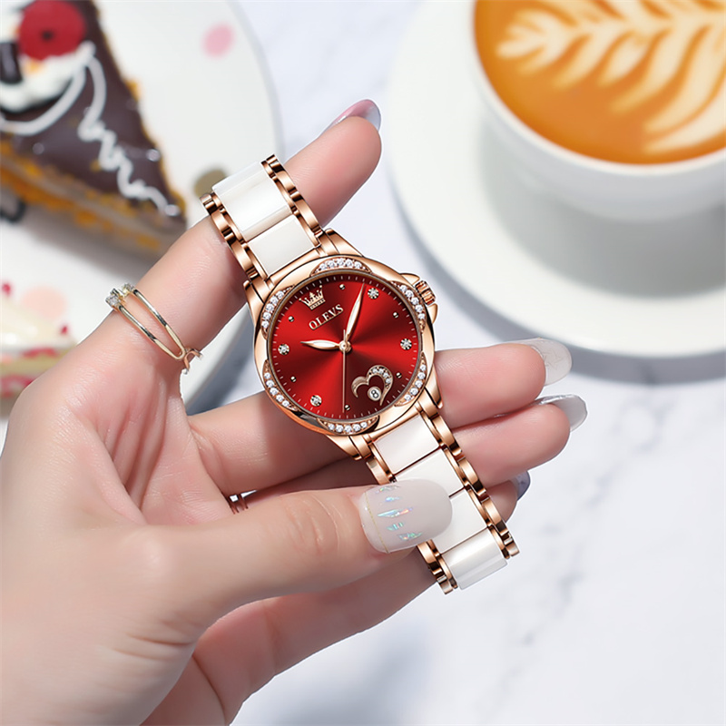 OLEVS Ladies Watch Woman Luxur - Watch Winder Compact ulasan dan harga