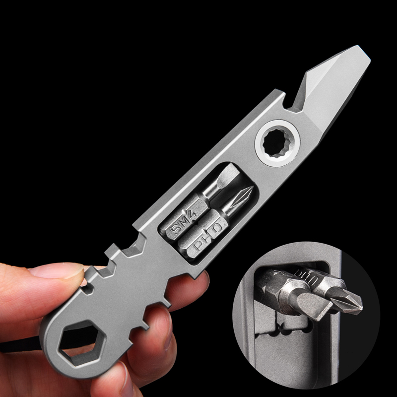 Outdoor Portable EDC Multifunc - Titanium Pry Bar ulasan dan harga