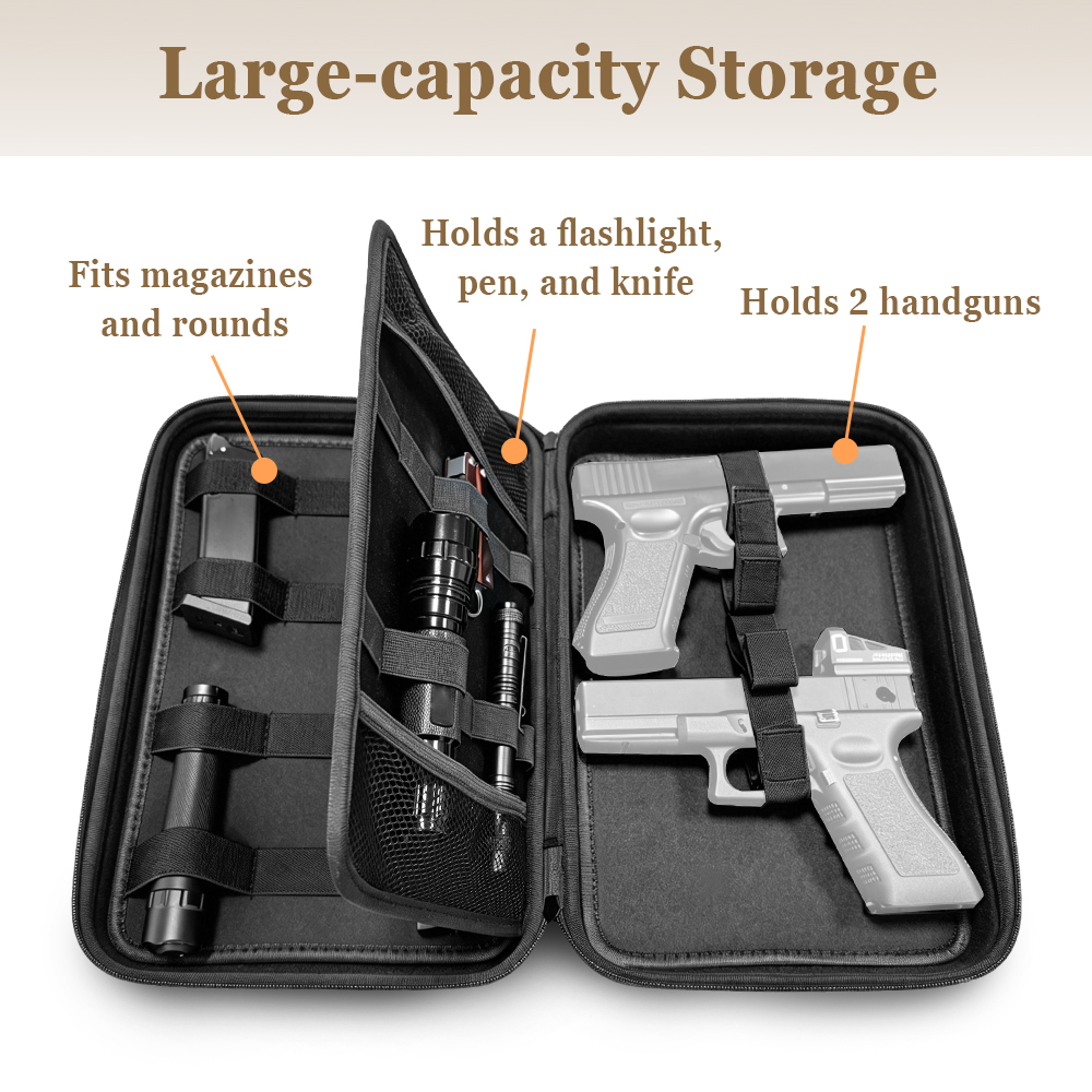 Tactical Pistol Gun Case Dual  - Appendix Carry Edc ulasan dan harga