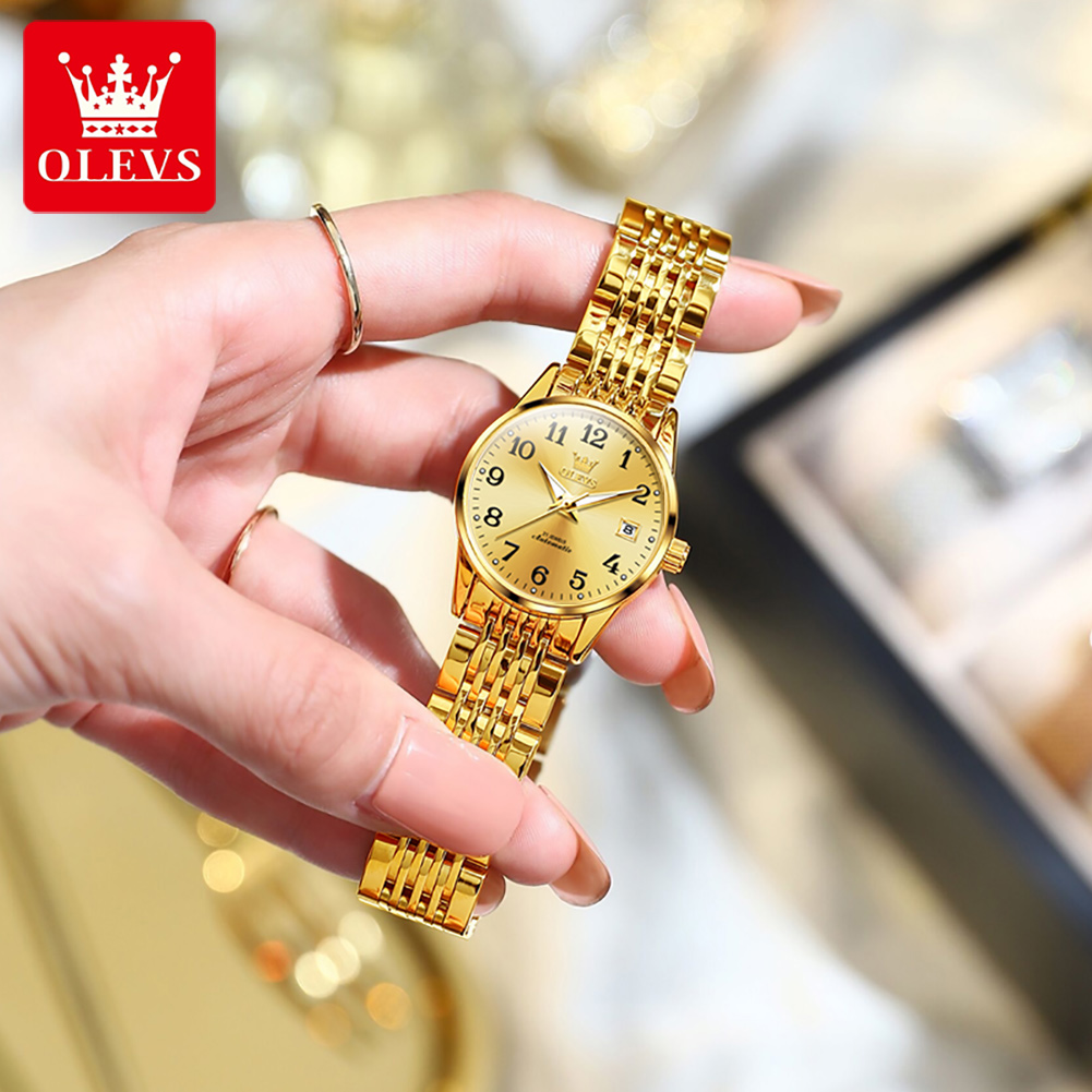 OLEVS 6666 Woman Watch Fashion - Watch Winder Compact ulasan dan harga