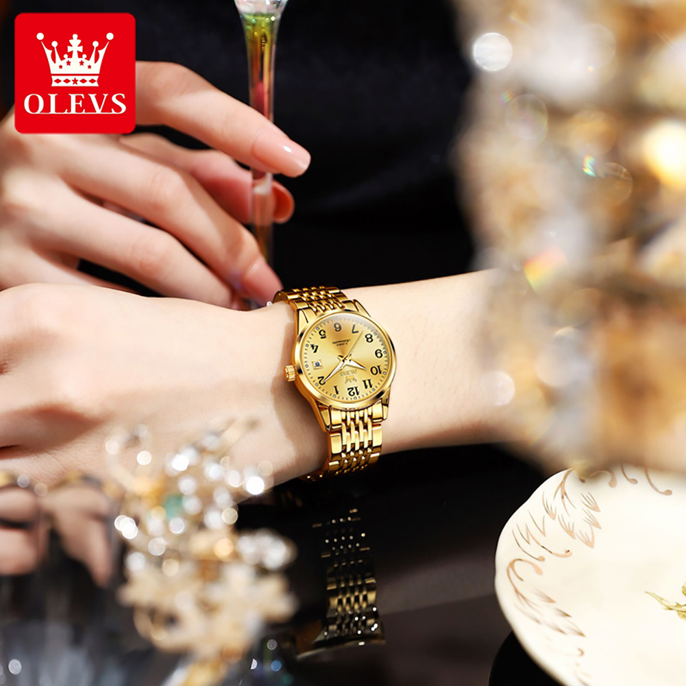 OLEVS 6666 Woman Watch Fashion - Watch Winder Compact ulasan dan harga