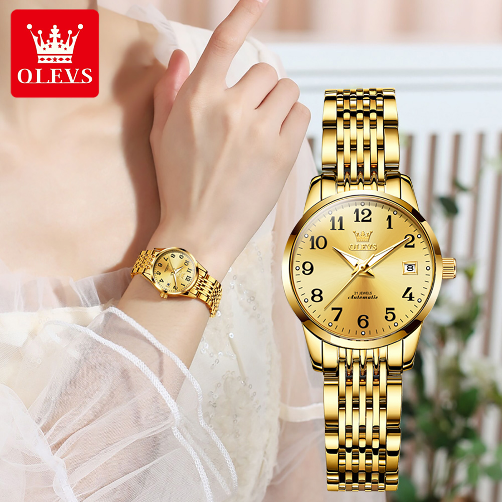 OLEVS 6666 Woman Watch Fashion - Watch Winder Compact ulasan dan harga